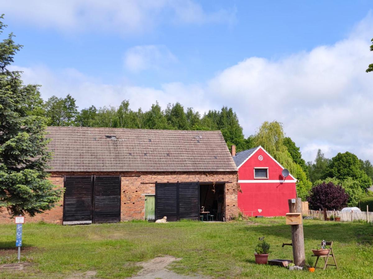 Ferienwohnung & Campingplatz Vor Dem Berg Heideblick Esterno foto