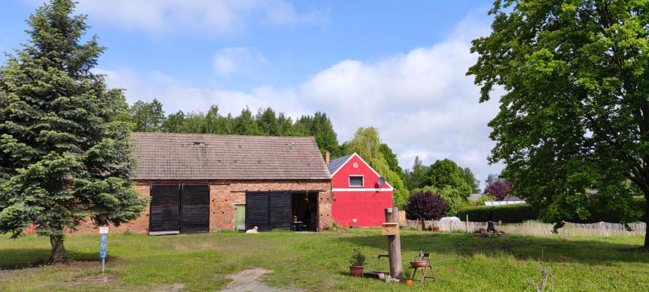 Ferienwohnung & Campingplatz Vor Dem Berg Heideblick Esterno foto