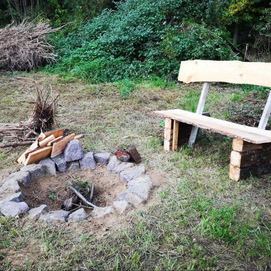 Ferienwohnung & Campingplatz Vor Dem Berg Heideblick Esterno foto